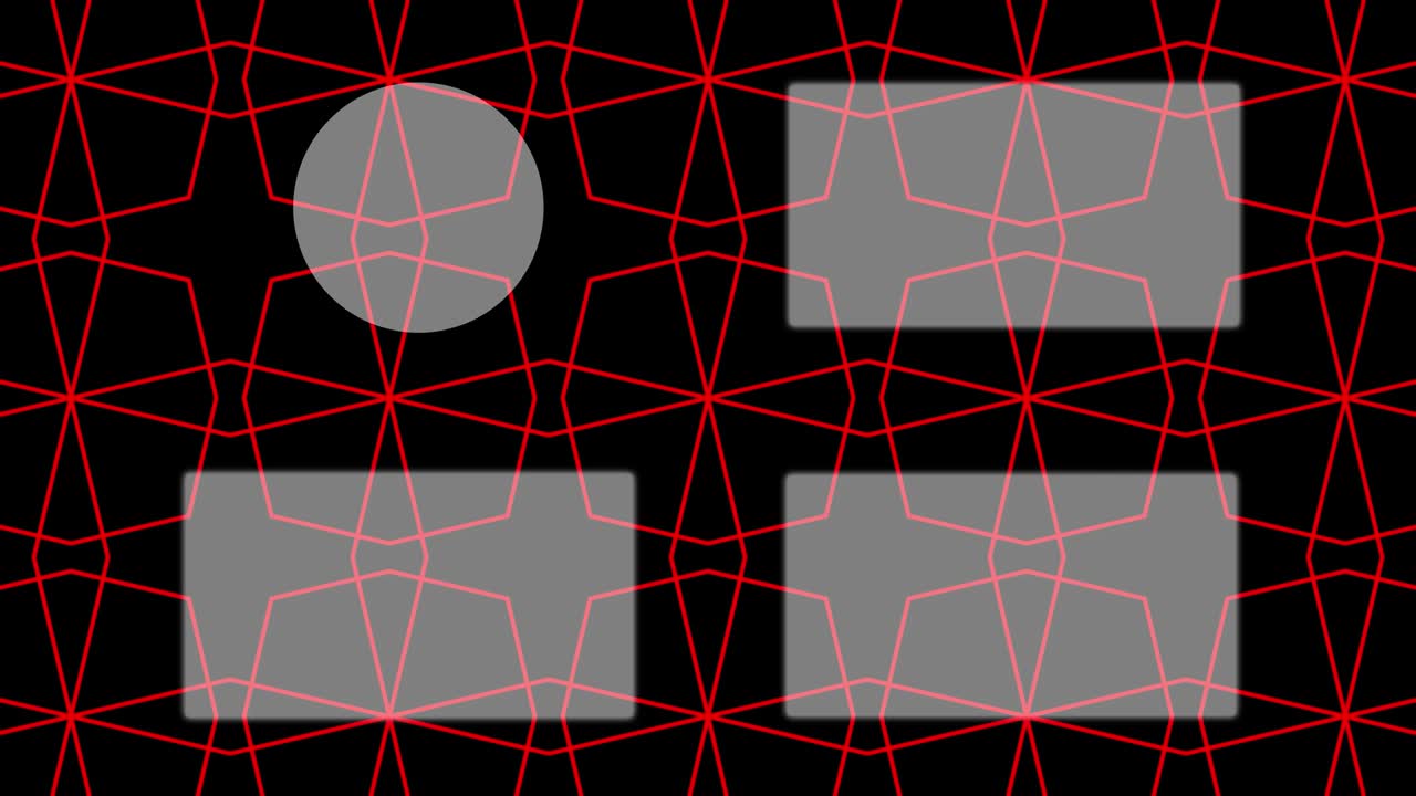 patrón geométrico fondo negro tarjeta de extremo gráficos de movimiento