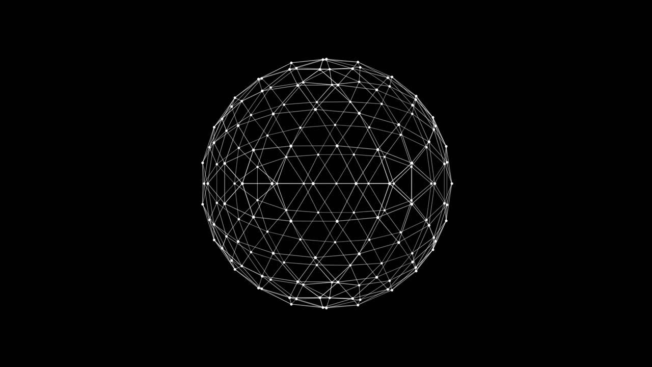 Abstract Oval Sphere Mesh