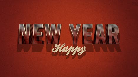 Retro-Happy-New-Year-text-set-on-a-red-grunge-texture