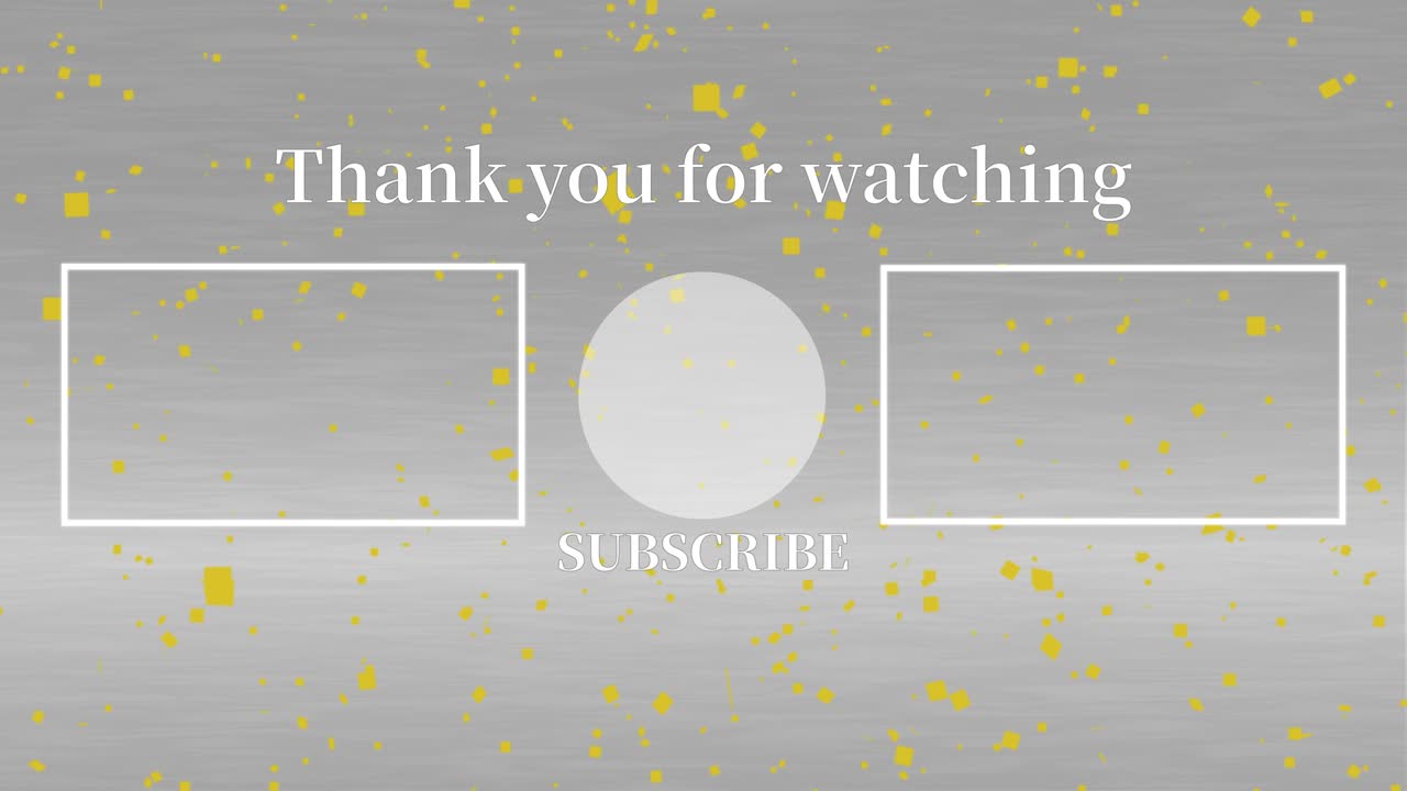 럭셔리 엔드 카드 엔딩 스크린 모션 그래픽