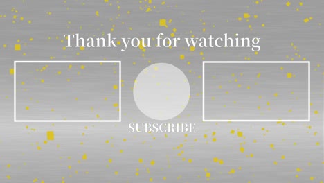 luxury end card ending screen motion graphics