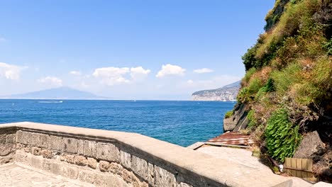 a serene seaside scene in sorrento, italy