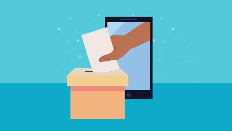 online voting illustration