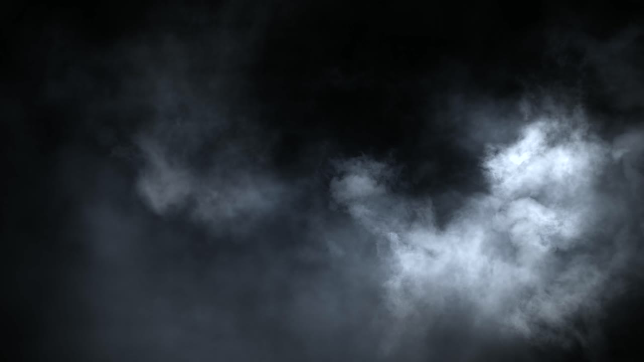 inmersivo hipnotizante magia horror-show espeluznante halloween nube de humo vfx insertar elemento en 4k cámara lenta