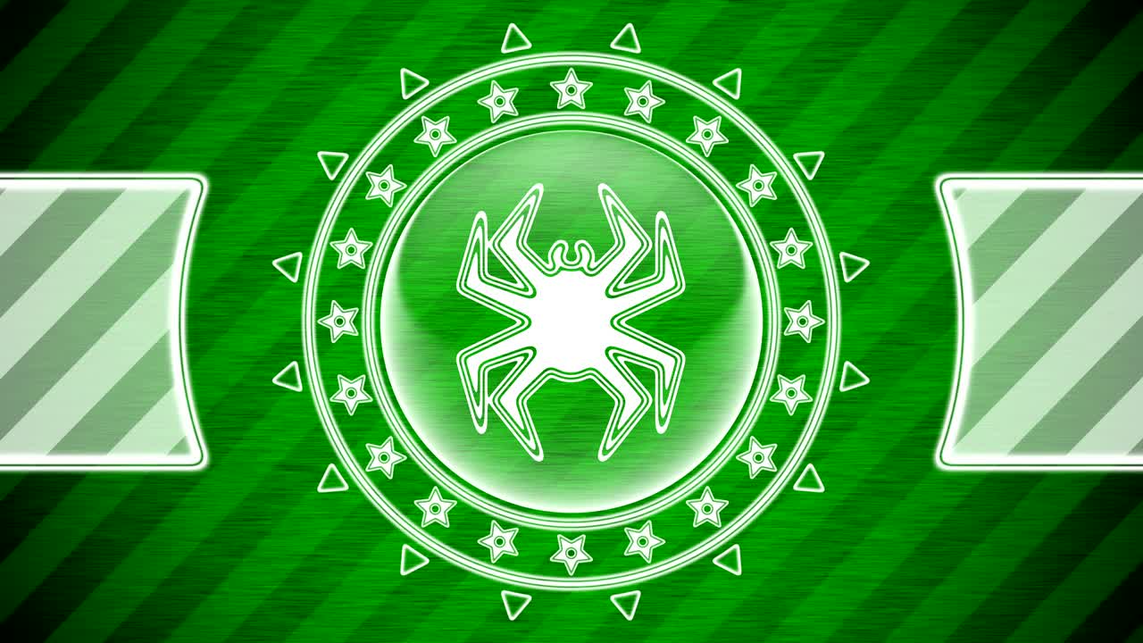 икона вируса в форме круга и зеленого полосатого фона. иллюстрация.