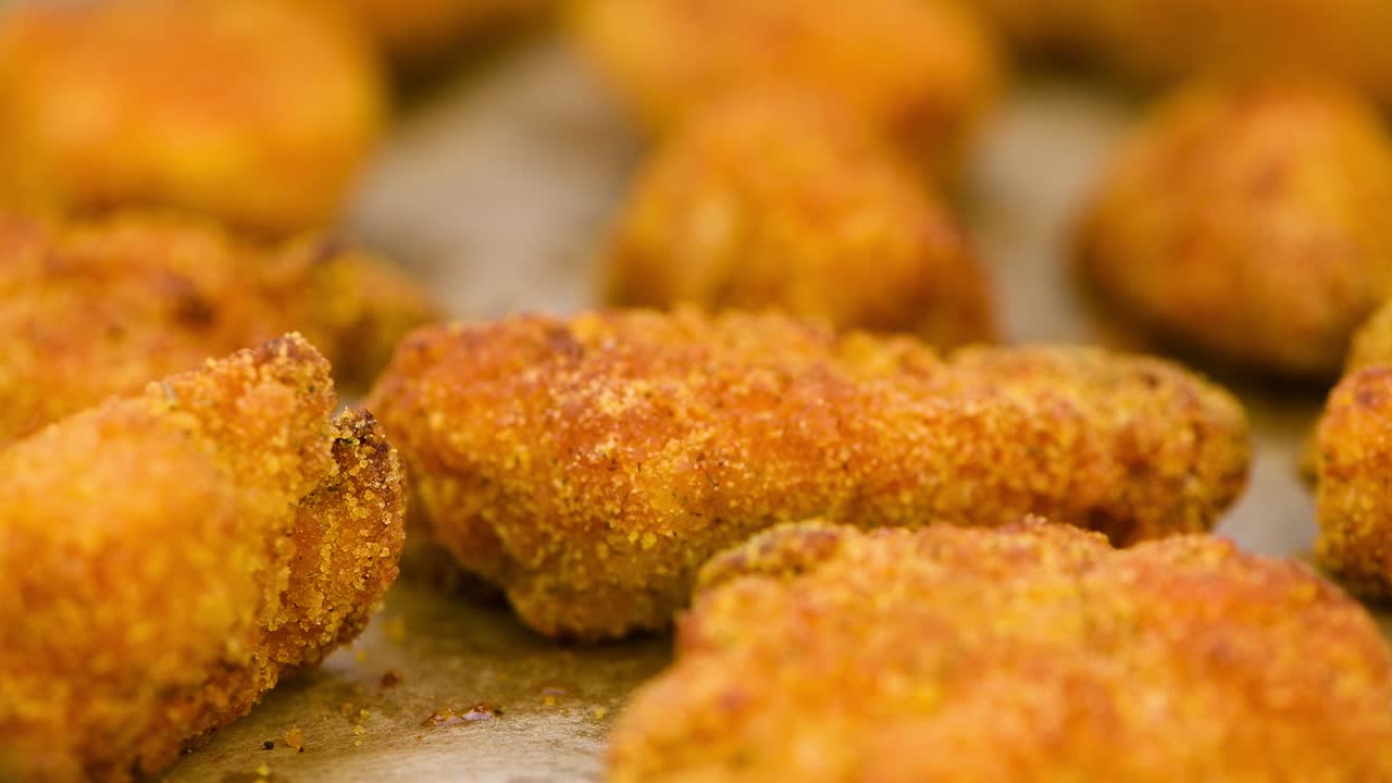 nuggets de pollo giratorios (con un bucle sin costuras)