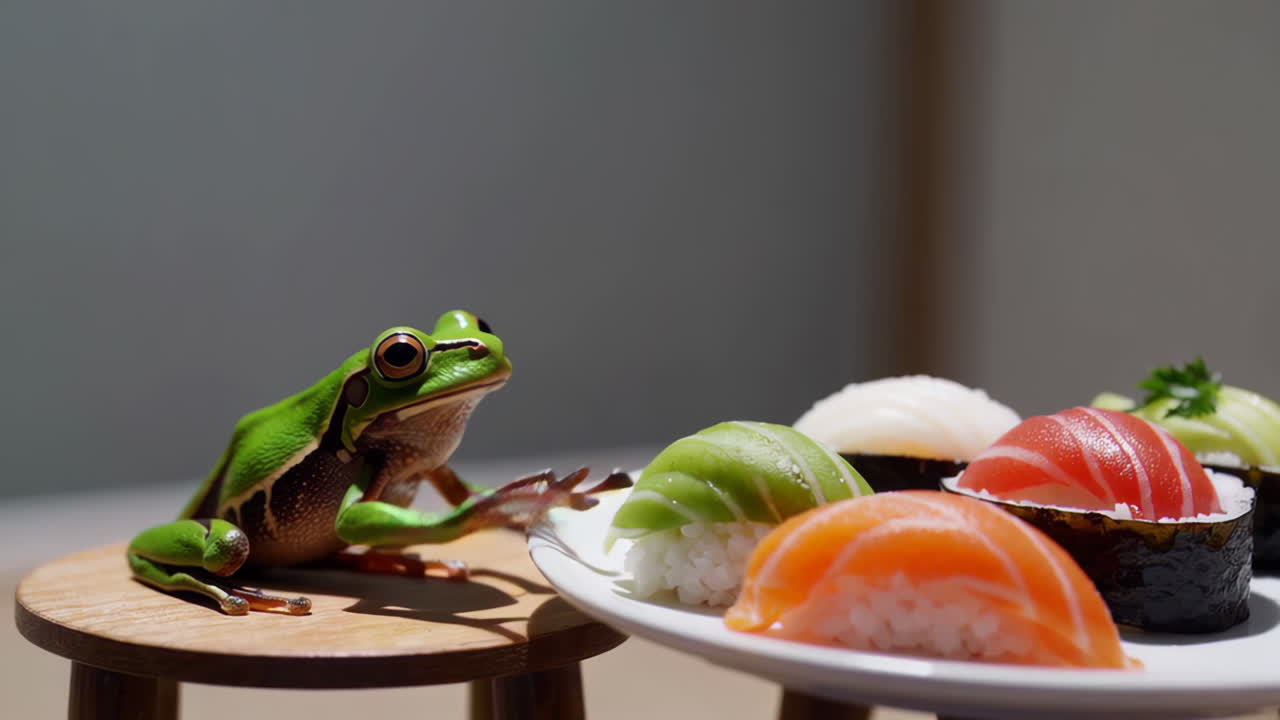 Frog and Sushi