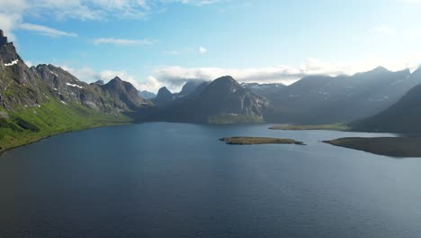 elevate your creative vision with this high-quality 4k drone stock of lofoten islands. capture the dramatic landscapes, raw nature, and breathtaking scenery of arctic norway.