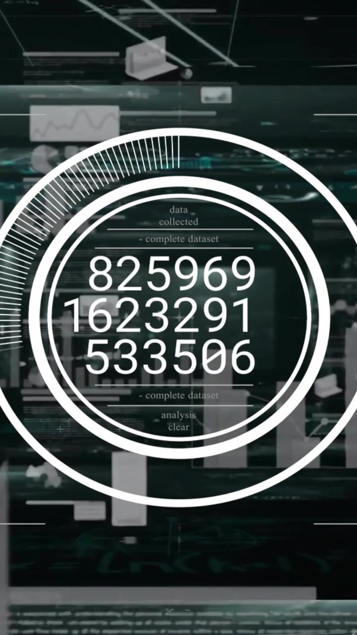 Animation of financial data processing over scope