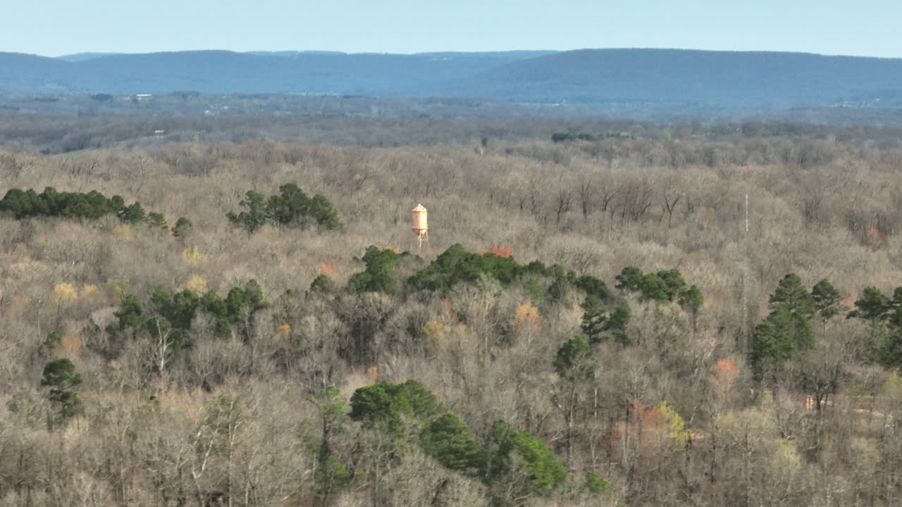 panorama del bosque nacional de ozark en el campamento de lake wedington, fayetteville, arkansas, estados unidos
