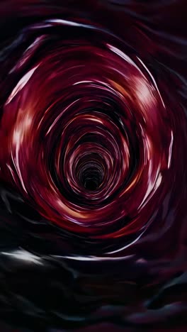 abstract swirling tunnels
