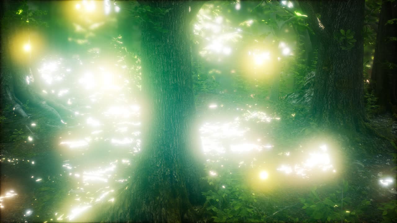 숲에서 날아다니는 반 ⁇ 불