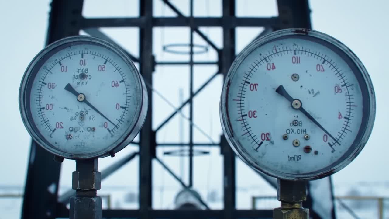 Exploring Industrial Equipment and Pressures in a Cold Weather Environment