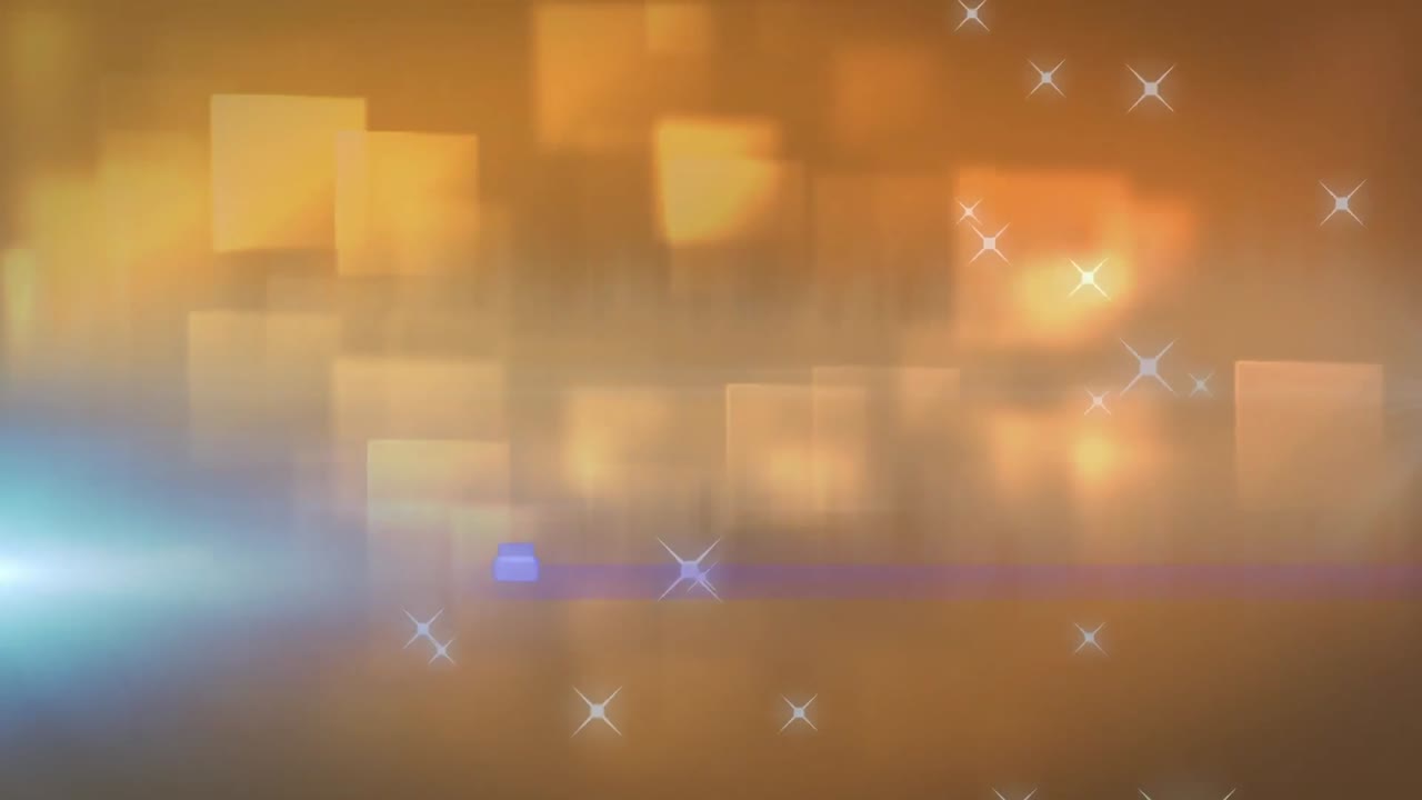 모양과 별 위에 빛의 반점이 생성됩니다.