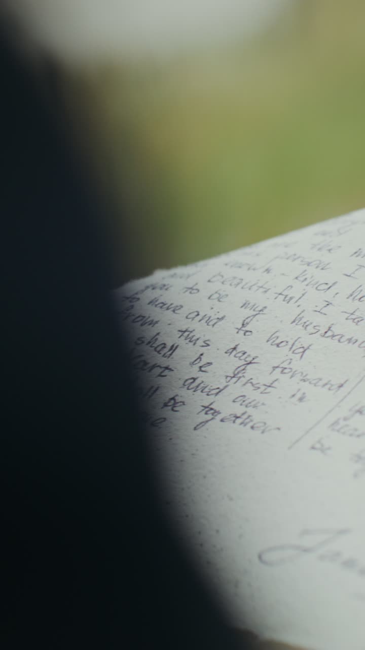 Handwritten notes and messages on paper