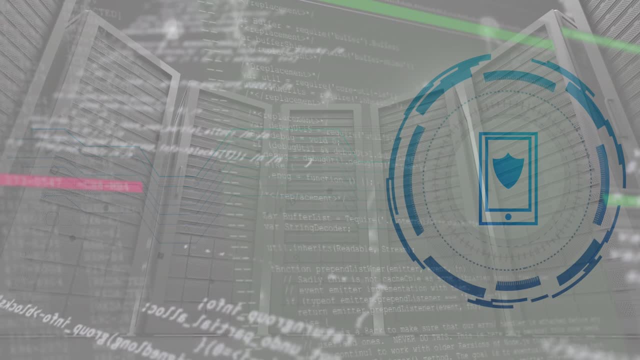 데이터 처리 및 서버를 통해 스마트 폰 아이콘의 애니메이션