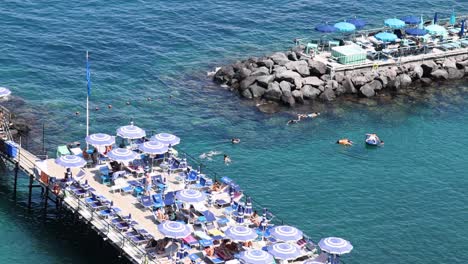 people enjoying a sunny day at the beach