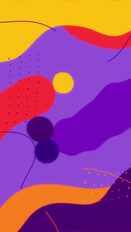 gráfico de movimiento de diseño plano formas fluidas abstractas fondo