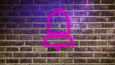 Thumbs-down-neon-sign-on-brick-wall-4k