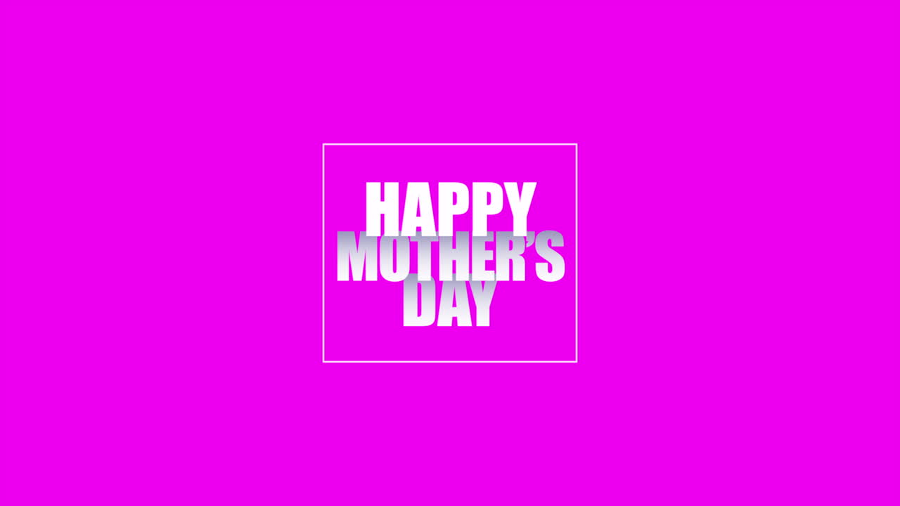 Simple and elegant pink Mothers Day greeting card