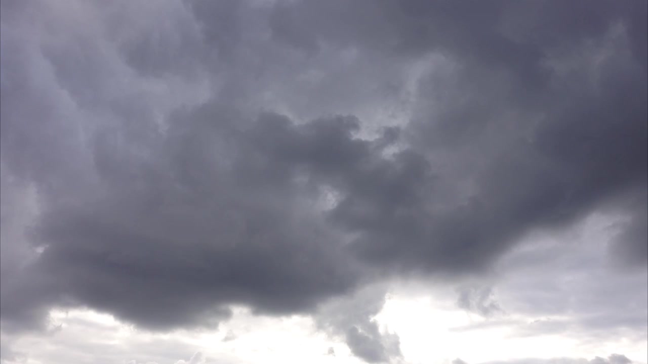 Skyer på himlen. Time-lapse-optagelse