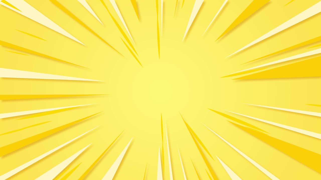 Abstract animation of pulsating starburst pattern