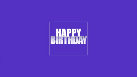 Feliz-Cumpleaños-Con-Marco-Blanco-En-Degradado-Púrpura-De-Moda