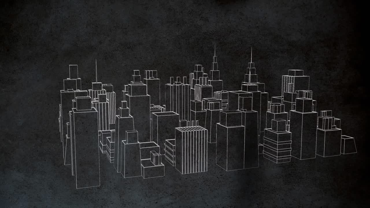 edificios virtuales en una ciudad