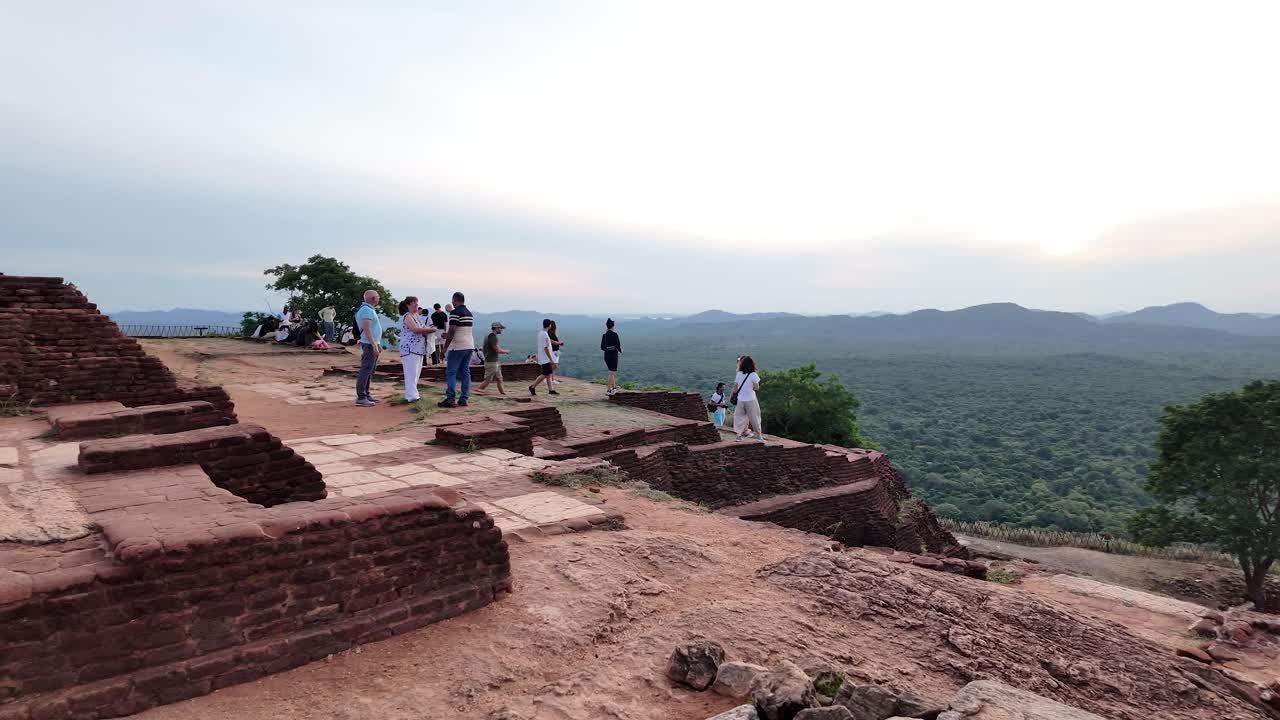 Sunset View from Sigiriya Rock Fortress, Sri Lanka