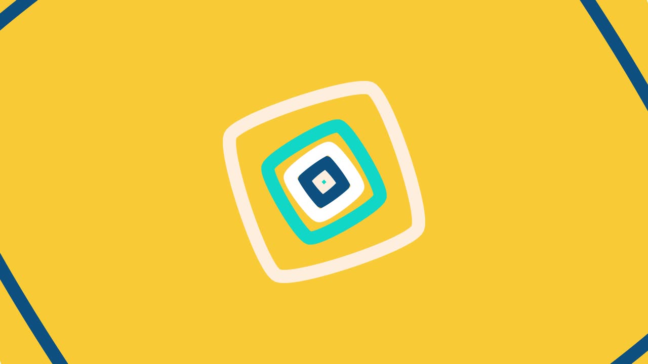 Minimal Hand Drawn Abstract Loop Background