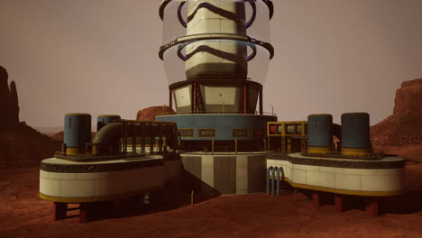 base alienígena en marte