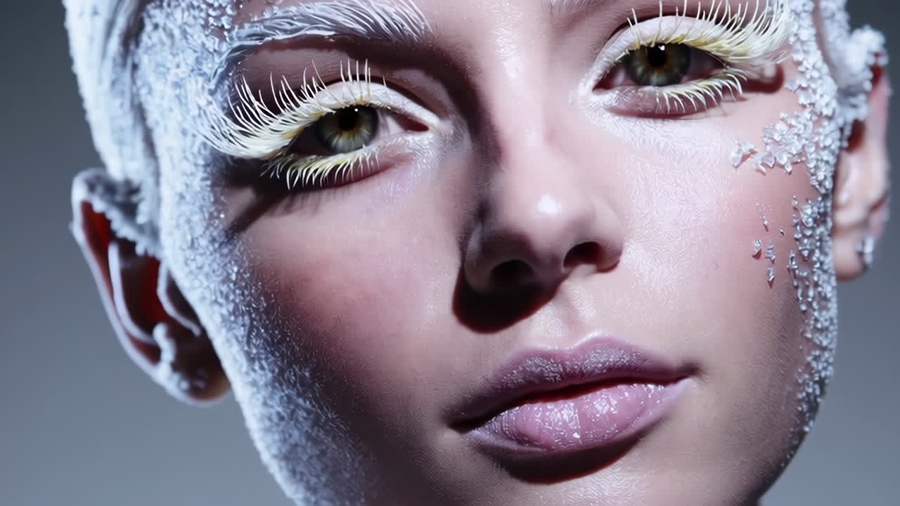 Icy Beauty Portrait