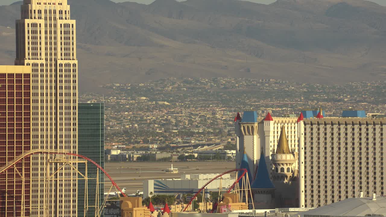 아름다운 화창한 라스베가스 네바다