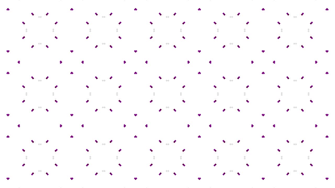 Pixel creative footage with plain design, on white BG