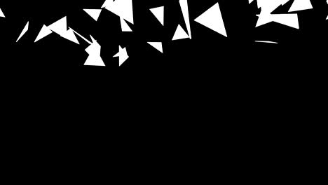 partículas voladoras en fondo negro. ilustración en 3d.