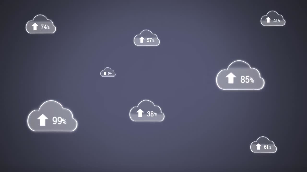 진행 구름을 업로드합니다.