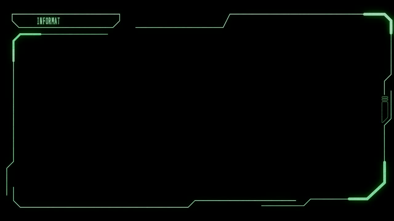 후투리스틱 요소 인터페이스 디스플레이 패널