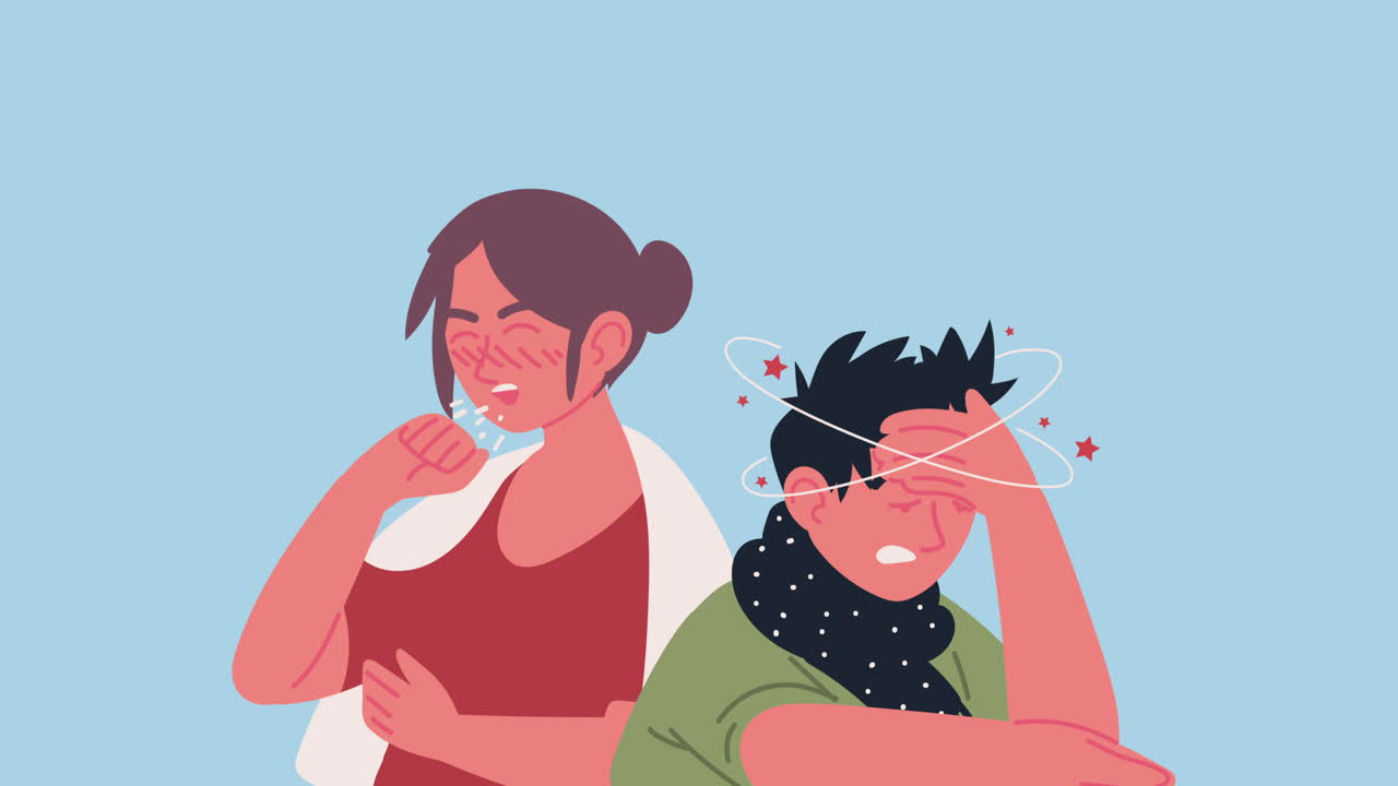 질병 일러스트레이션