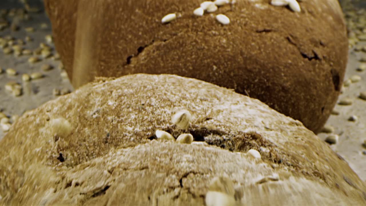 집에서 만든 전체 곡물 의 클로즈업