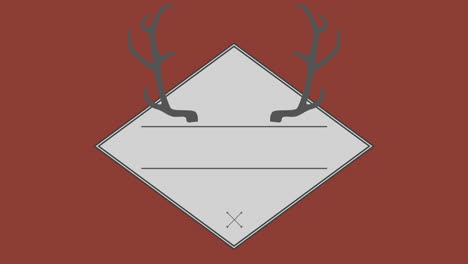 vector de cuerno en cuadrado
