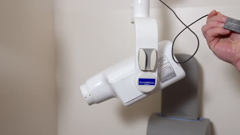 modern dental office interior. detail of dental tools in dental clinic