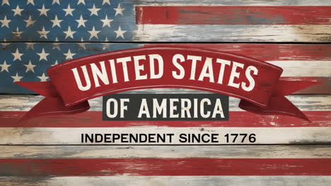 united states of america flag - independent since 1776