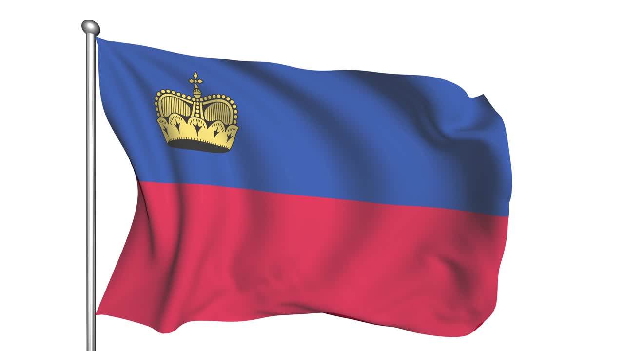 리히텐슈타인의 발은 바람에 (알파 채널, 반투명, 루프 가능)