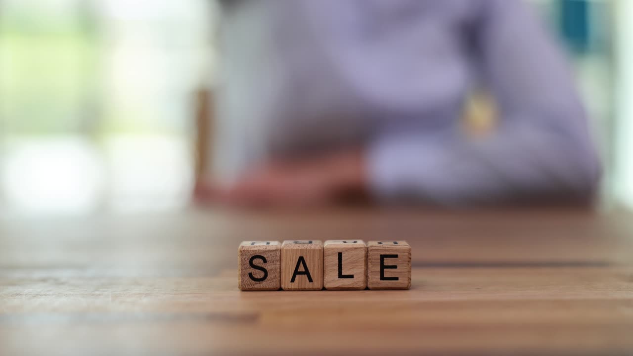 Sale with Shopping Bags