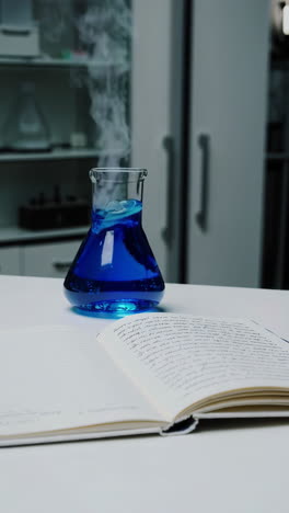 science experiment in lab