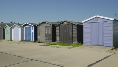 sunny day at harwich beach cabins