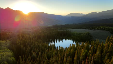 early-morning-sunrise-drone-views-of-Ruby-Peak-and-Dollar-Lake-Colorado