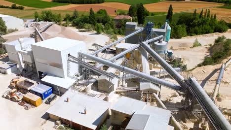 Limestone-Plant-and-Manufacturing-Industrial-Equipment-Aerial