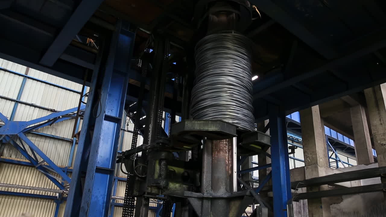 Metallurgical products, element of the constructional structure. Automatic industry mass production product washing process for steel wire rods, Metal steel wire preparing surface cleaning