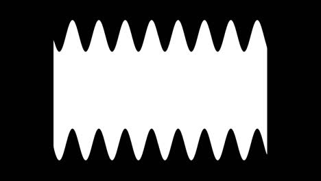 animación de material de bucle de onda gráficos de movimiento